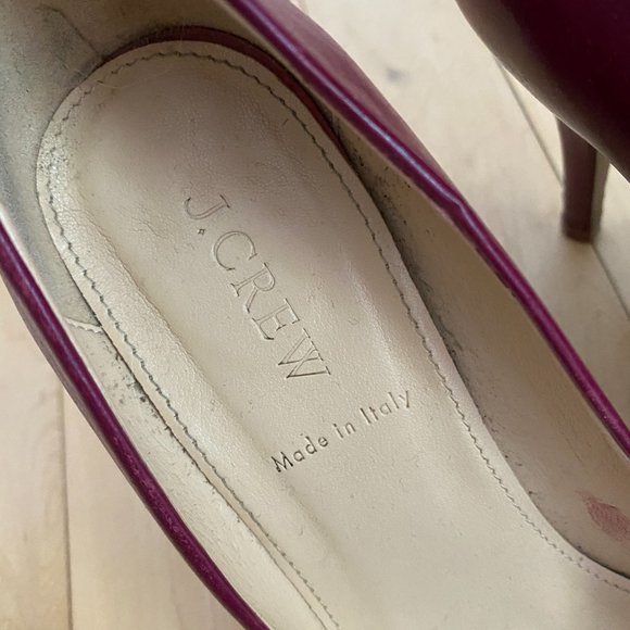 J. Crew Plum Heels - Picture 3 of 4